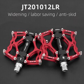 Rockbros Ultralight Mtb Fiets Pedalen Bmx Dh Fiets Aluminium Legering Pedaal As 9/16 "Cr Mo Spindel Fietsen Sealed Bearing pedalen JT201012LR