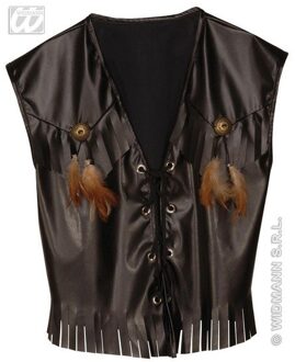 Rocker Biker vest Zwart