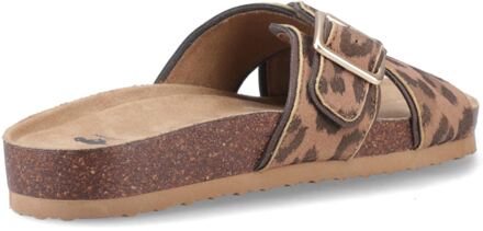 Rocket Dog Annie Tigg Luipaard Textiel Damessandalens Tan Bruin - EU 38 / UK 5