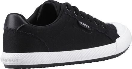 Rocket Dog Cheery Low Dames Zwarte Sneakers Van Katoen - maat EU 37 / UK 4