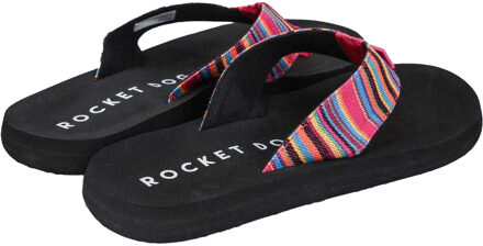Rocket Dog Dames/Dames Adios Aloe Teenslippers (Roze)