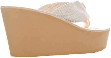 Rocket Dog Dames/Dames Diver Sleehakken (Crème) - EU 39/ UK 6