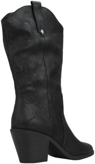 Rocket Dog Dames/Dames Feria Geborduurde Cowboylaarzen (Zwart) - EU 38 / UK 5