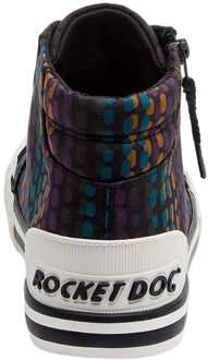 Rocket Dog Dames/Dames Jazzin Hi Canvas Pumps (Zwart)