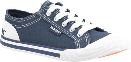 Rocket Dog Dames/Dames Jazzin Schoenen (Marine / Wit) Navy