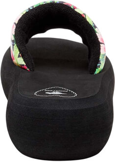 Rocket Dog Dames/Dames Splash Bahama Flatform Sliders (Zwart) - maat