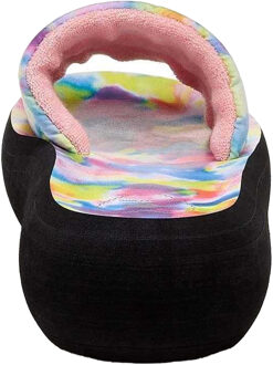 Rocket Dog Dames/Dames Splash Rainbow Tie Dye Flatform Sliders (Roze) - EU 39/ UK 6