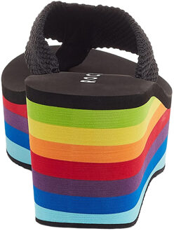 Rocket Dog Dames/Dames Webbing Sandalen (Zwart/Multikleurig)