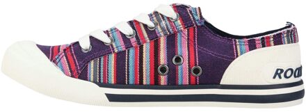 Rocket Dog Dames Jazzin Aloe Stripe Sneakers (Multicolor) Groen - EU 39/ UK 6