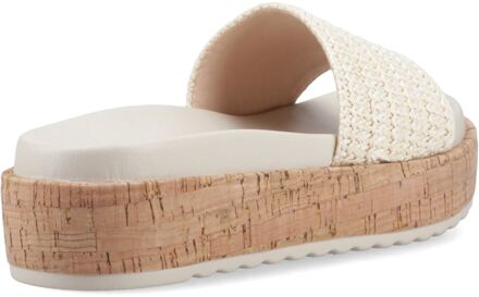 Rocket Dog Faye Alti Raffia Textiel Dames Natuurlijke Sandalen Naturel - EU 38 / UK 5