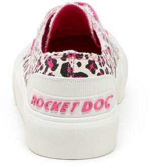 Rocket Dog Jazzin Plus Monroe Cotton Damestrainers Hot Pink Roze - EU 40.5 / UK 7