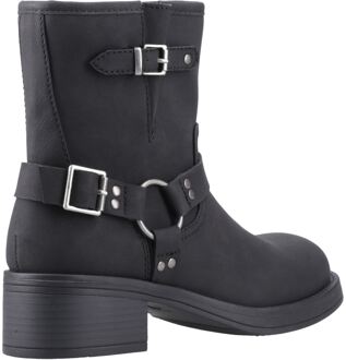 Rocket Dog Nino Faux Leather Dames Zwarte Hakken Enkellaarsjes