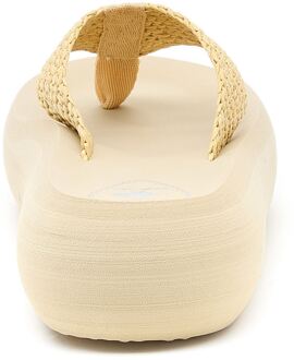 Rocket Dog Sandy Raffia Textiel Damessandalen Natuurlijk Naturel - EU 39/ UK 6