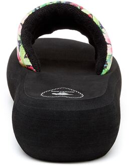 Rocket Dog Splash Bahama Textiel Damessandalen Zwart/Multi - EU 40.5 / UK 7