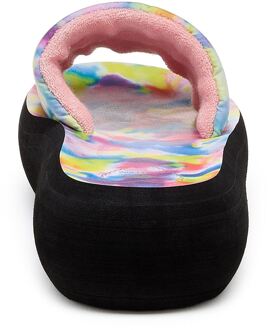Rocket Dog Splash Loyal Tie Dye Textiel Dames Sandalen Roze/Multi - EU 37 / UK 4