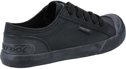 Rocket Dog Vrouwen/dames Jazzin Canvas Fable Trainer (Zwart) - maat EU 39/ UK 6