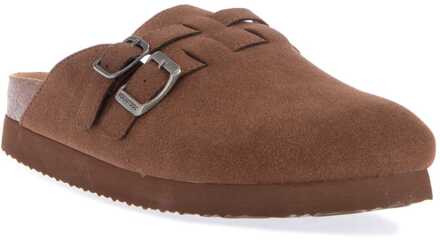 Rocket Dog Women's Rocket Dog Abelplus Clog Slippers in Dark Brown Bruin