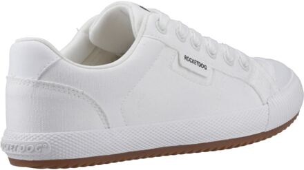 Rocket Dog Women's Rocket Dog Cheery Low Canvas Pumps in White Wit - EU 40.5 / UK 7