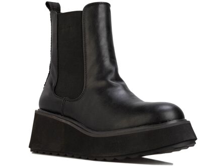 Rocket Dog Women's Rocket Dog Heyday Platform Chelsea Boots in Black Zwart - EU 38 / UK 5