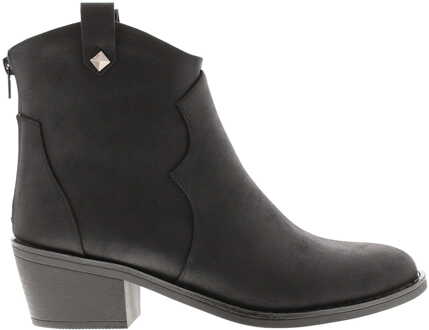 Rocket Dog Women's Rocket Dog Yolanda Western Ankle Boots in Black Zwart - EU 37 / UK 4