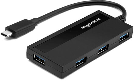Rocketek Multi Otg Usb Type C 3.0 Hub 4 Poort Type-C Adapter Usb-C Splitter Power Interface voor Macbook Air Pc Laptop Accessoires