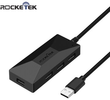 Rocketek Multi Usb 2.0 Hub 4 Port Adapter Splitter Voor Imac Macbook Air Pc Computer Laptop Accessoires