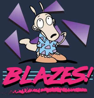 Rocko's Modern Life Rocko Blazes! Men's T-Shirt - Donker Blauw - L