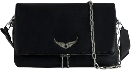 Rocky clutch van leer Zwart - 1 maat