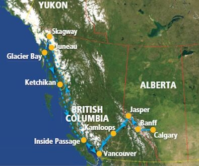 Rocky Mountain Rail Tour & Alaska Cruise (17 dagen)