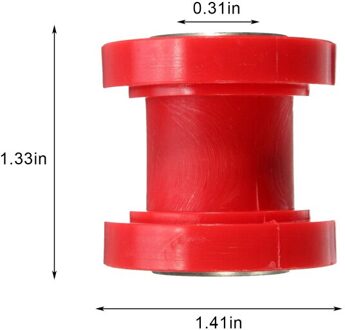 Rode 8Mm/10Mm Chain Roller Slider Spanrol Wiel Gids Voor Pit Dirt Bike Atv