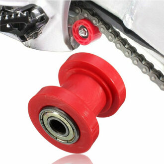 Rode 8Mm Chain Roller Slider Spanrol Wiel Gids Voor Pit Dirt Bike Atv En