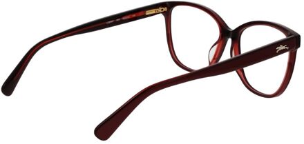 Rode Acetaat Bril (Monturen) Rood