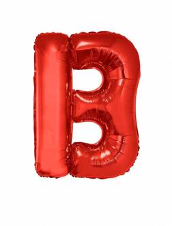 Rode aluminium letter ballon - Decoratie > Ballonnen