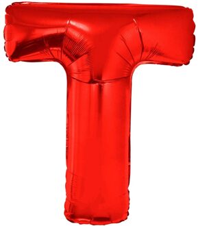 Rode aluminium letter ballon - Decoratie > Ballonnen