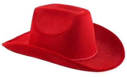 Rode Cowboyhoed fluweel Goodwin Rood - Zalm