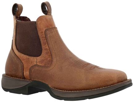 Rode Dirt Rebel Leren Heren Old Town Bruin/Tan Enkelboots - EU 42 / UK 8