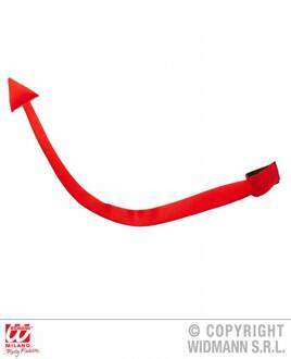 Rode duivels staart 88cm Rood - Zalm