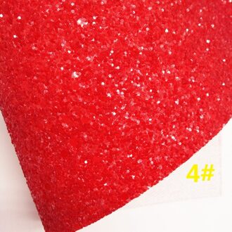 Rode Glitter Leer, Camouflage Luipaard Gedrukt Glitter Stof, litchi Kunstleer Lakens A4 21X29Cm Twinkling Ming KM239