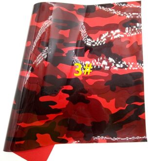 Rode Glitter Leer, Camouflage Luipaard Gedrukt Glitter Stof, litchi Kunstleer Lakens A4 21X29Cm Twinkling Ming KM239