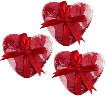 Rode hartjes bad confetti 60 gram Rood