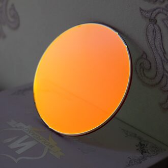 Rode Lens Zonnebril Flash Spiegel Hydrophobia Gecoat UVA Gradiënt Bruine Basiskleur Lens A10 Serie