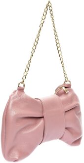 Rode Leren Tas Rood - One Size