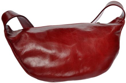 Rode Leren Tas Rood