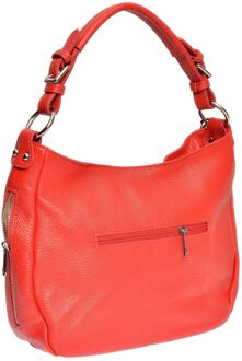 Rode Leren Tas Rood