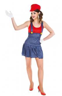 Rode Loodgieter Set Dames Rood - Zalm, Blauw