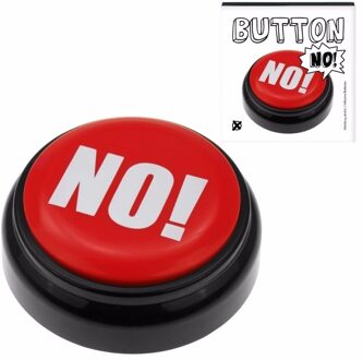 Rode NO buzzer drukknop met geluid - Quiz speelgoed knop - Ja/nee zeggen