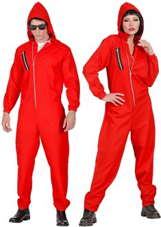 Rode Overal Kostuum La Casa de papel Budget Rood - Zalm