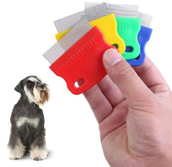 Rode Puppy Kat Haar Grooming Oliejas Kam Gilling Borstel Quick Clean Tool Huisdier Voor Lange En Korte Haar Gilling Borstel gelikter Tool 1 stk kleur willekeurig