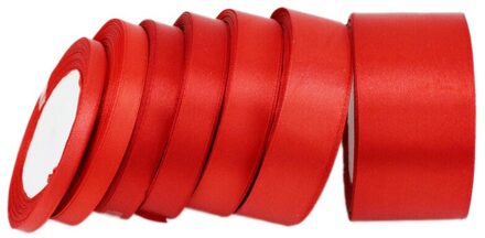 Rode Satijnen Lint Cadeaupapier Kerstmis Linten 50mm-22meters