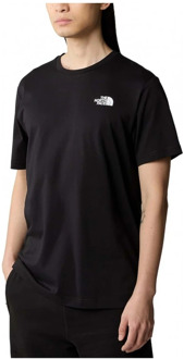 Rode T-shirt The North Face , Black , Heren - Xl,L,M,S